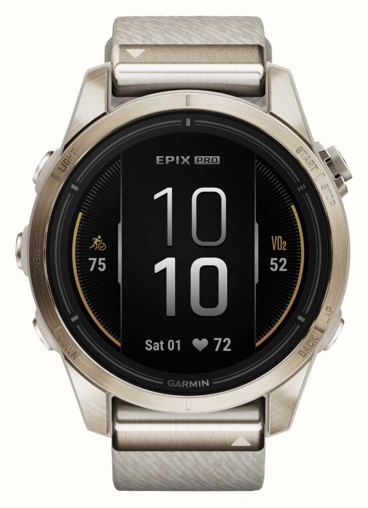 Garmin Epix Pro Gen 2 Sapphire, 51mm, Carbon Grey DLC Titanium with Brown  Leather Band AMOLED GPS Smartwatch 010-02804-30