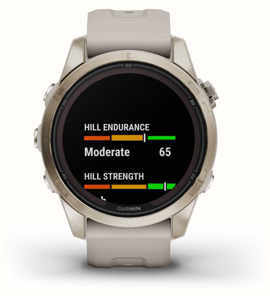 Garmin fenix 7S Pro Sapphire Solar 42mm GPS Smartwatch, Soft Gold with Sand  Band 010-02776-14