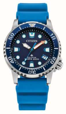 Citizen Promaster Diver Eco-Drive (36.5mm) Blue Dial / Blue Polyurethane Strap EO2028-06L