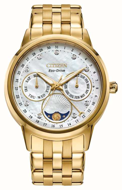 Citizen Women's Moonphase Eco-Drive (36.5mm) Mother-of-Pearl Dial