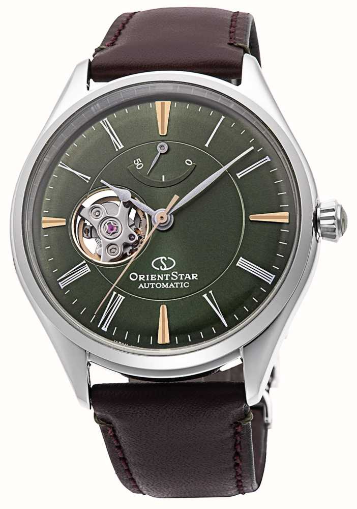 Elgin Men's Genuine Leather Semi Automatic Watch - FGC7080-L61
