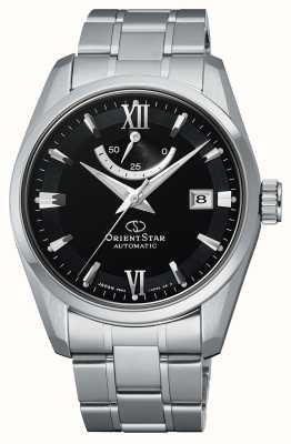 Orient Star Contemporary Date Mechanical (38.5mm) Black Dial / Stainless Steel RE-AU0004B00B