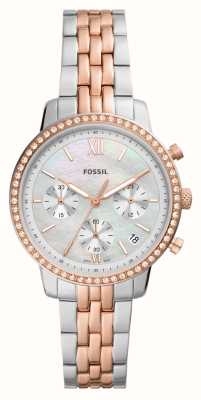 Fossil | Leather Gold Brown FS5982 | Watches™ - Eco Dial Neutra First Chronograph Strap Rose USA Class