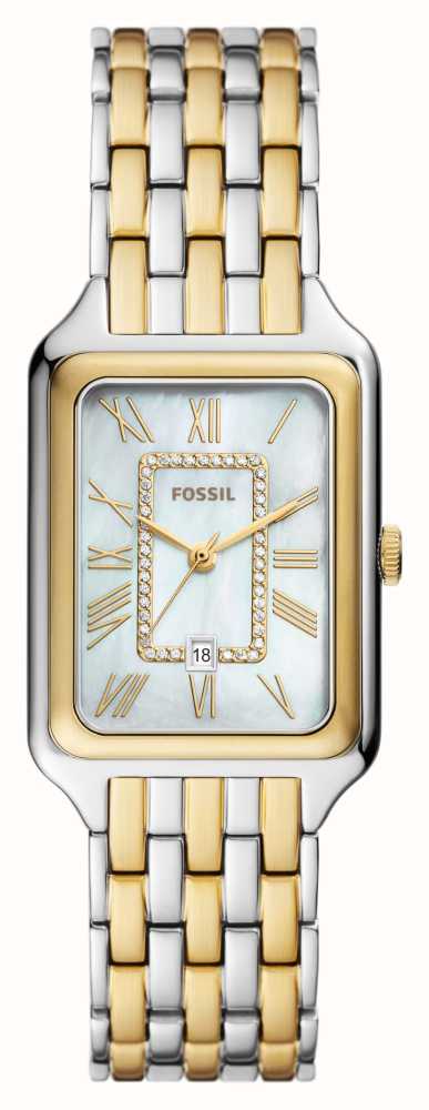 Fossil Raquel (26mm) Mother-of-Pearl Dial / Two-Tone Stainless