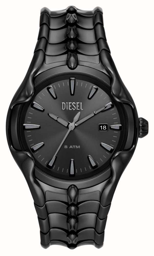 Diesel Vert (44mm) Black Dial / Black-Tone Stainless Steel
