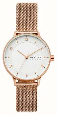Skagen Riis (40mm) Grey Dial Class Watches™ / Steel USA First - SKW6884 Mesh Grey Bracelet