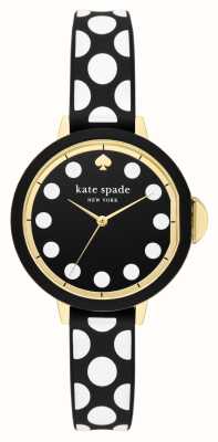 Kate Spade Park Row (34mm) Cream Dial / Black And White Striped