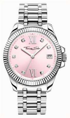 Thomas Sabo Divine Crystal (33mm) Pink Dial / Stainless Steel WA0401-201-204-33