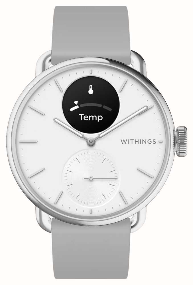 Withings ScanWatch 2 - Hybrid Smartwatch With ECG (38mm) White