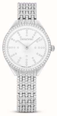 Swarovski Women's Attract (30mm) Silver Dial / Crystal-Set Stainless Steel Bracelet 5644062