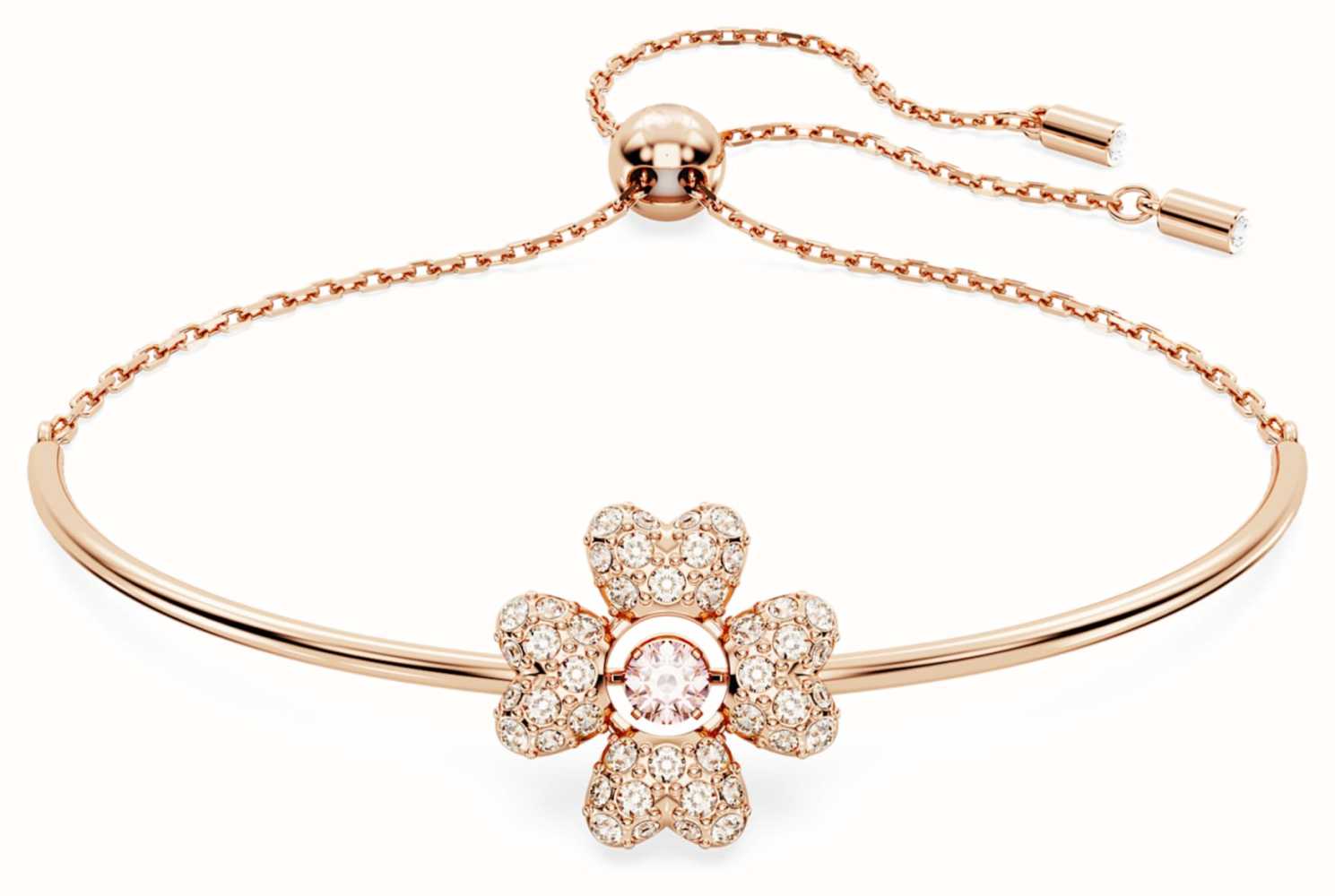 Buy Pink Swarovski Crystal Single Tennis Bracelet Womens Bracelet,  Jewellery for Her, Crystal Bracelet Online in India - Etsy