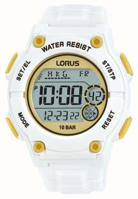 Adidas DIGITAL TWO Dial USA (36mm) White White Watches™ Class AOST23557 / - First Rubber Digital
