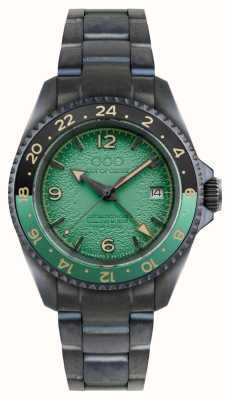 Out Of Order GREEN TRECENTO (40mm) Green Dial / Black Stainless Steel Bracelet OOO.001-24.VE