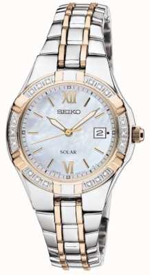 Seiko Women's Dress Watch Solar | Stainless Steel Strap | SUT068P9