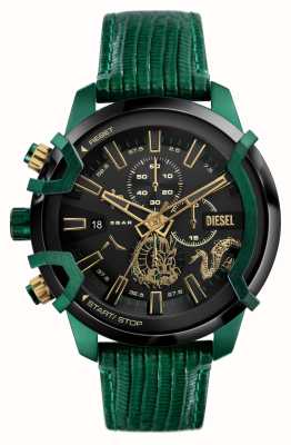 Diesel Griffed Chronograph | Black Leather Strap DZ4603 - First Class  Watches™ USA