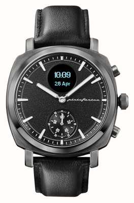 Pininfarina by Globics Senso Hybrid Smartwatch (44mm) Slate Grey / Italian Leather PMH01A-04