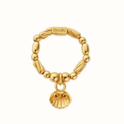 ChloBo In Bloom TRAVEL SEEKER Ring (Large) - Gold Plated GR33403