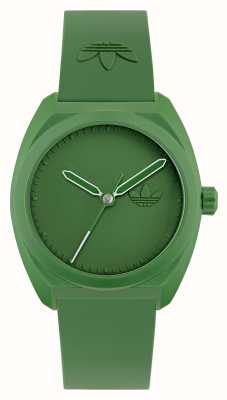 Adidas PROJECT THREE (42mm) Green Dial / Green Bio Resin Strap AOST24053