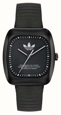 Adidas RETRO WAVE ONE (37mm) Black Dial / Black Stainless Steel Expansion Bracelet AOSY24026