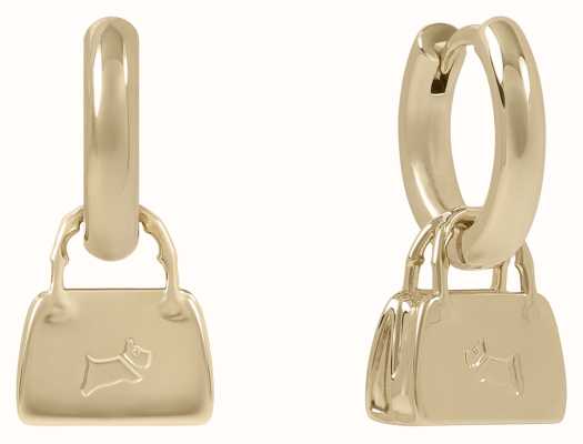 Radley Jewellery Handbag Charm Hoop Earrings Gold Plated RYJ1436S
