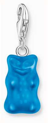 Thomas Sabo x HARIBO Blue Goldbear Gummy Bear Charm Sterling Silver 2181-017-1