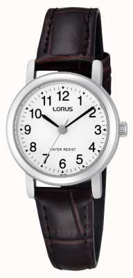 lorus leather watch