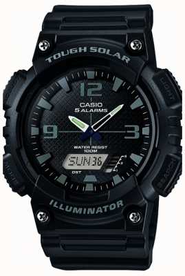 Casio Men's Five Alarm Solar Powered Illuminator Black AQ-S810W-1A2VEF