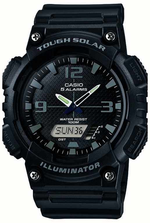 snack radius skildring Casio Men's Five Alarm Solar Powered Illuminator Black AQ-S810W-1A2VEF -  First Class Watches™ USA