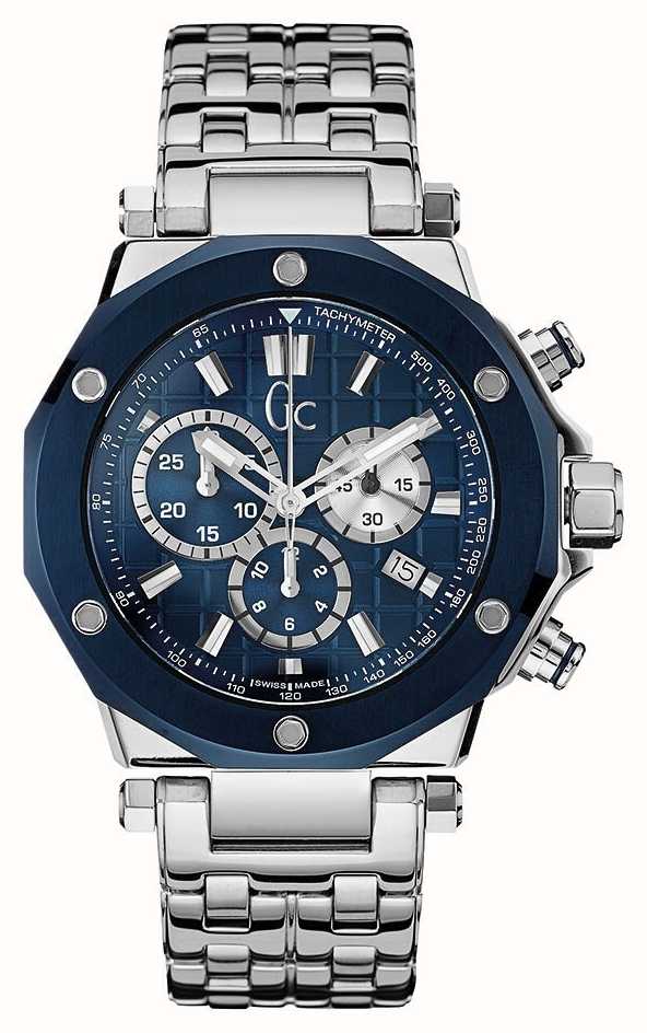 gc gc-3 sport chic collection stainless steel blue dial