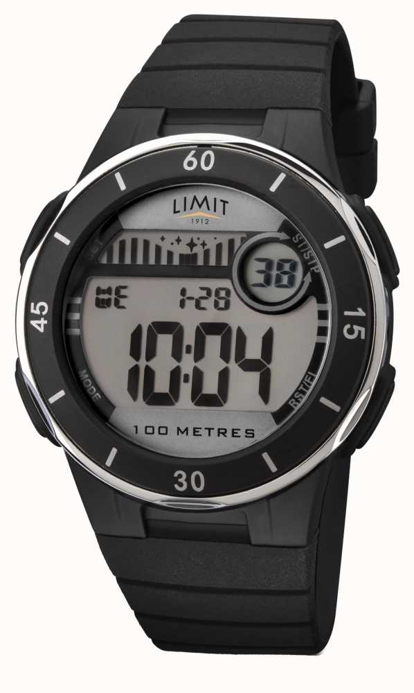 Limit Unisex Black Strap Digital Dial 