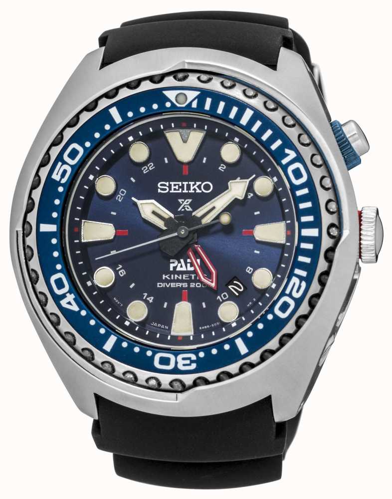 seiko sun065 special edition padi kinetic gmt diver watch