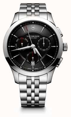 Victorinox Swiss Army Men's Alliance Chronograph Stainless Steel Black Dial 241745