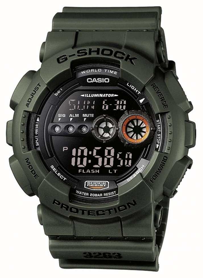 g shock light green