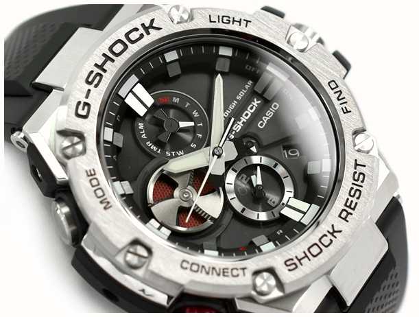 Casio G-Steel by G-Shock – Reloj solar de cuarzo con conexión Bluetooth  para hombre con correa de acero inoxidable plateado Modelo GST-B100D-1ACR –  Yaxa Store