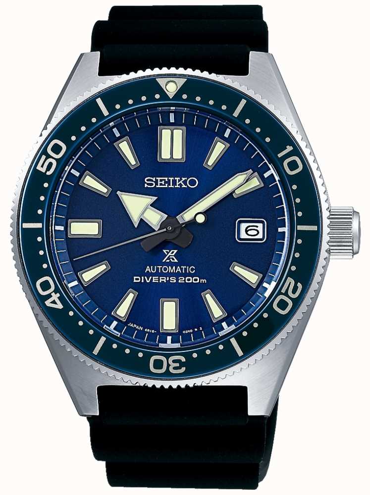 Seiko Prospex Sea Blue Dial Blue Bezel Screw Down Crown SPB053J1 - First  Class Watches™ USA