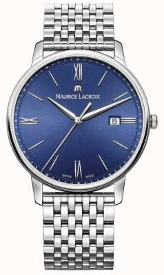 Maurice Lacroix Eliros Men's Blue Dial Stainless Steel Bracelet EL1118-SS002-410-2