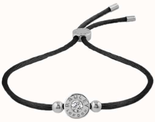 Radley Jewellery Fountain Road Silver With Logo Cord Bracelet RYJ3001
