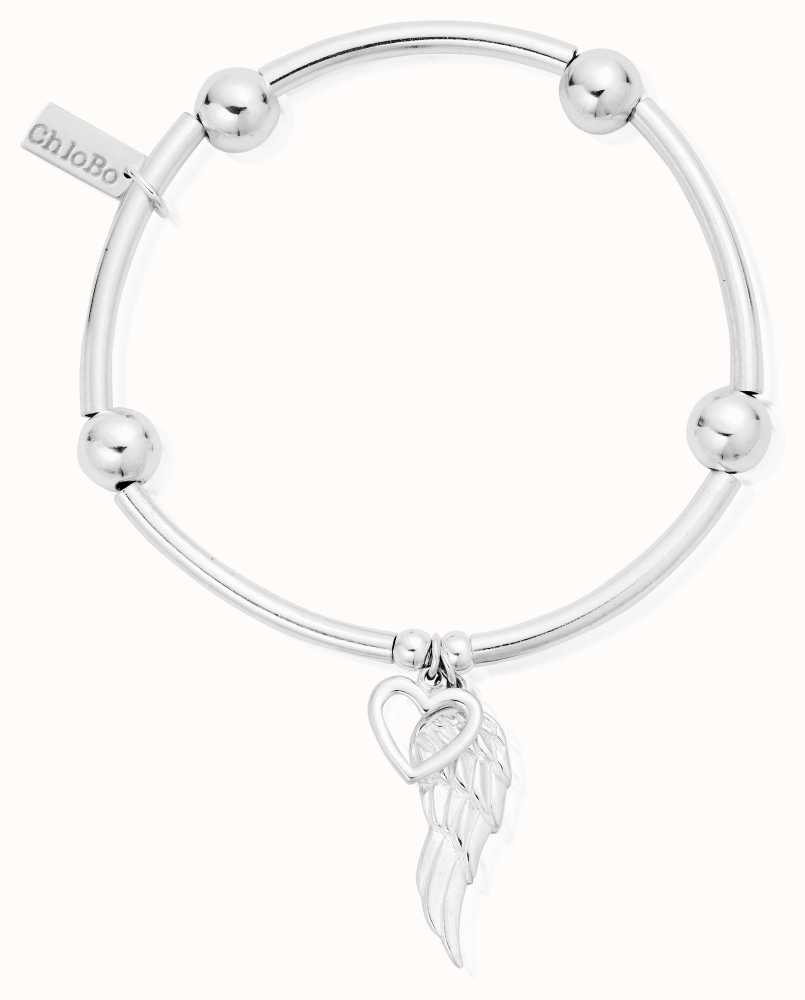 ChloBo Sterling Silver Interlocking Love Heart Bracelet | littlewoods.com