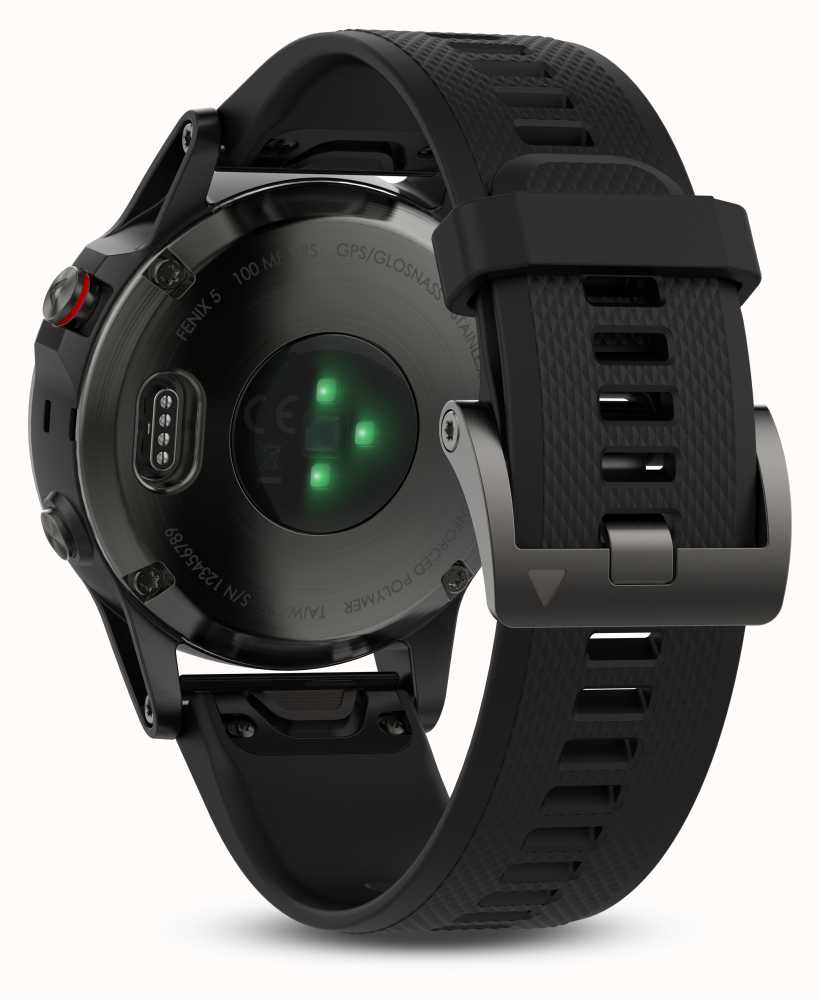 garmin fenix 5 slate grey with black band