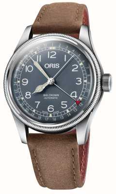 ORIS Big Crown Pointer Date Automatic (40mm) Blue Dial / Brown Leather Strap 01 754 7741 4065-07 5 20 63