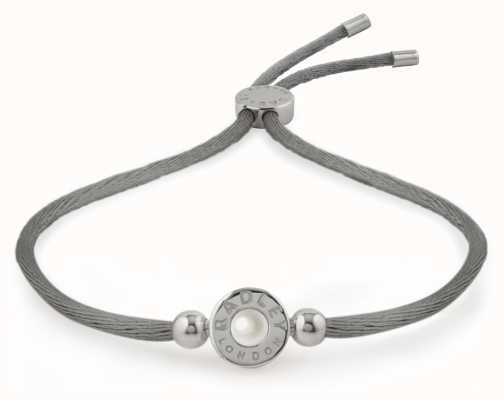 Radley Jewellery Silver/grey Pearlescent Bead Friendship Bracelet RYJ3041
