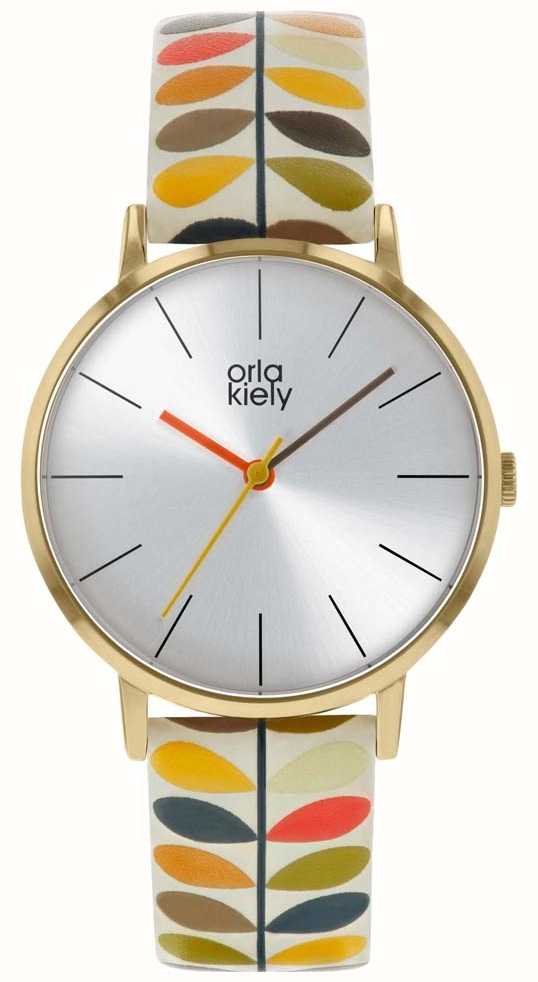 Orla Kiely Las Patricia Watch Stem Print Ok2246 Orla Kiely Las Patricia Watch Stem Print Ok2246