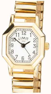 Limit | Women's Gold Tone Expandable Bracelet | White Dial | 6498