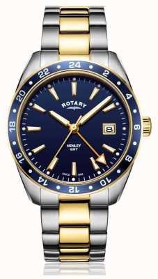 Rotary | Men's | Stainless Steel Two-Tone Strap | Blue Dial | GB05296/05