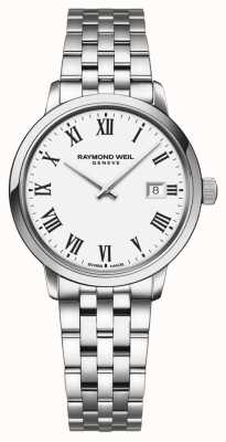 Raymond Weil | Women's Toccata Stainless Steel Bracelet | White Dial | 5985-ST-00300