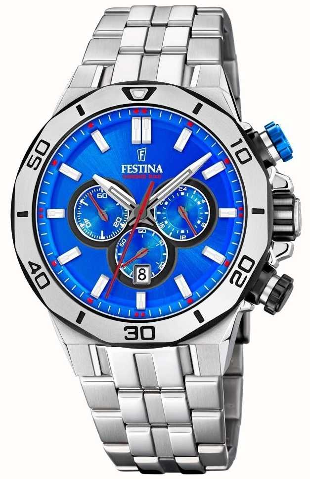 Festina Chrono Bike | Stainless Steel Bracelet | Blue F20448/2 - First Class Watches™ USA