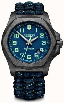 Victorinox Swiss Army | Men's I.N.O.X Carbon | Blue Dial | Blue Paracord Strap | 241860