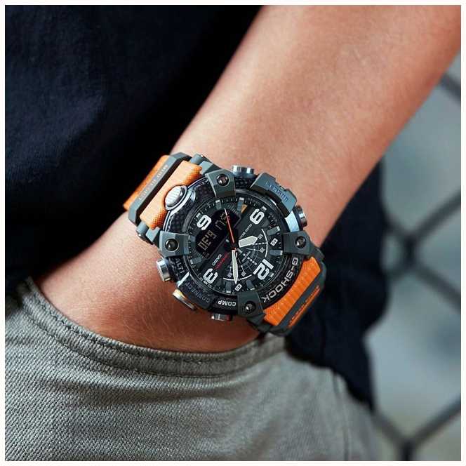 Casio Carbon MudMaster | Stopwatch | Bluetooth GG-B100-1A9ER First Class Watches™ USA