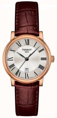 Tissot | Carson Premium Lady | Brown Leather Strap | T1222103603300