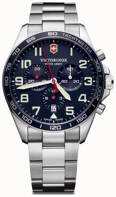 Victorinox Swiss Army | Fieldforce | Stainless Steel Bracelet | Blue Chronograph Dial | 241857